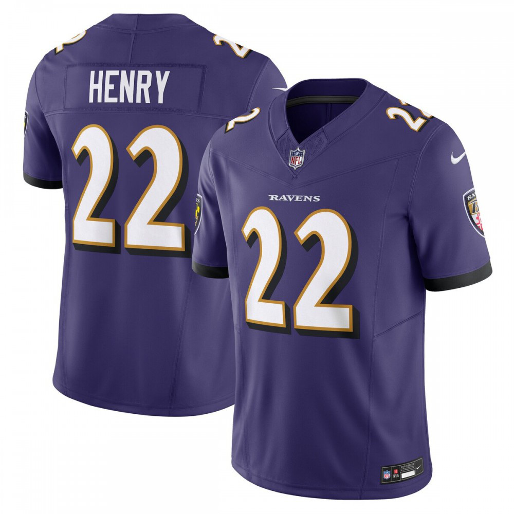 Derrick Henry Baltimore Ravens Nike Vapor F.U.S.E. Limited Jersey - Purple-GridironStore